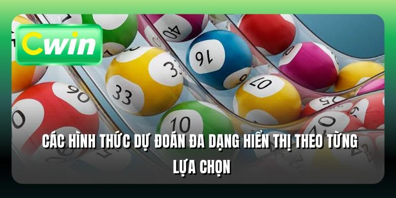 Các hình thức dự đoán đa dạng hiển thị theo từng lựa chọn