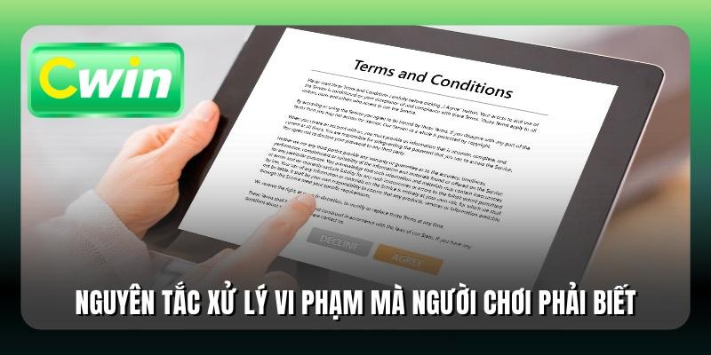 Nguyên tắc xử lý vi phạm mà người chơi phải biết